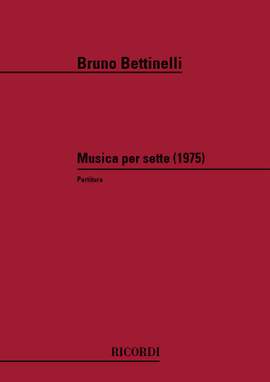Bettinelli: Musica per Sette