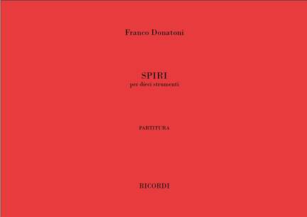 Donatoni: Spiri