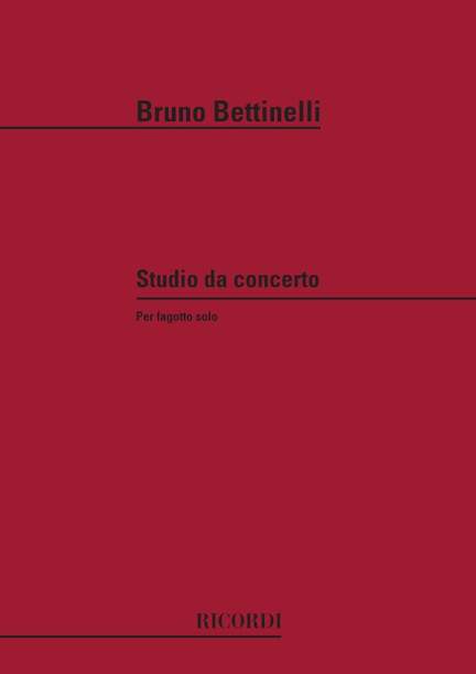 Bettinelli: Studio da Concerto