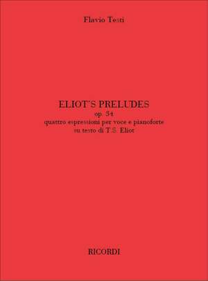 Testi: Eliot's Preludes Op.34