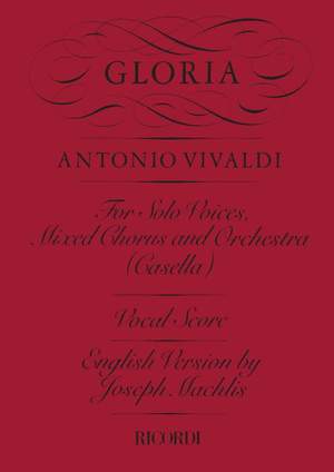 Vivaldi: Gloria RV589 (ed. M.Zanon)