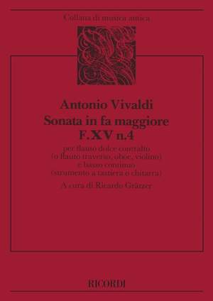Vivaldi: Sonata FXV/4 (RV52) in F major (ed. Graetzer)
