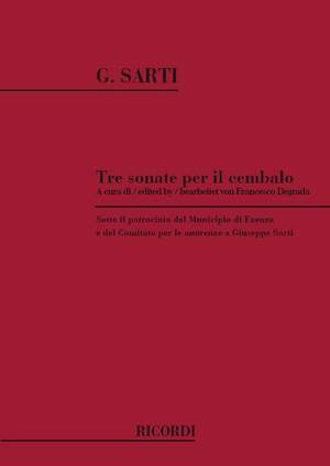 Sarti: 3 Sonatas per il Cembalo