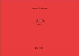 Donatoni: Argot