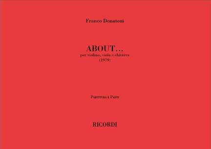 Donatoni: About...