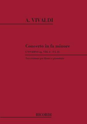 Vivaldi: Winter FI/25 (RV297, Op.8/4) in F minor