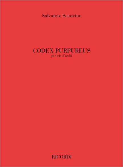 Sciarrino: Codex purpureus
