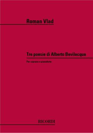 Vlad: 3 Poesie di Alberto Bevilacqua (sop)