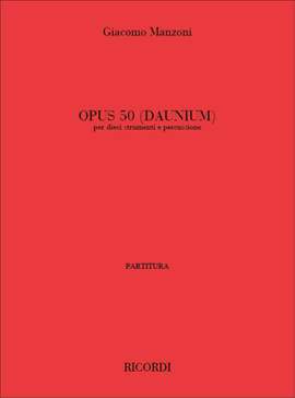 Manzoni: Opus 50 (Dauniam)