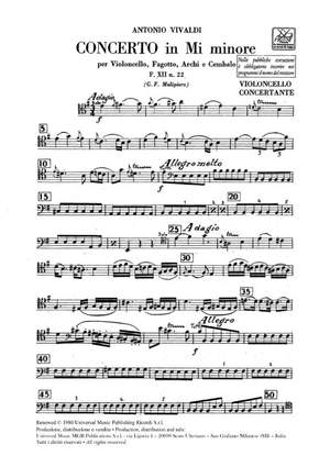 Vivaldi: Concerto FXII/22 (RV409) in E minor