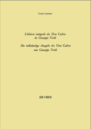 Günther: L'Edizione integrale del Don Carlos di Verdi (French)