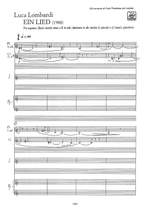Lombardi: Ein Lied Product Image