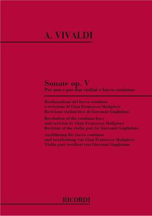 Vivaldi: 6 Sonatas Op.5 for 1 (or 2) Violins