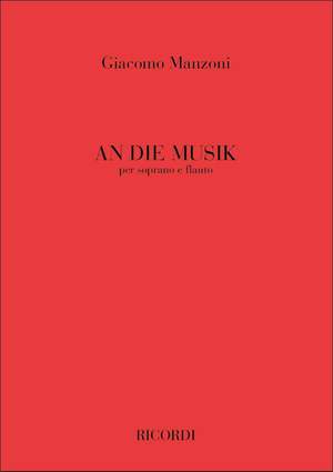 Manzoni: An die Musik (sop)