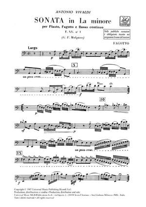 Vivaldi: Sonata FXV/1 (RV86) in A minor
