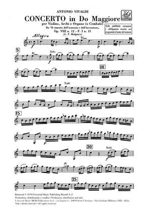 Vivaldi: Concerto FI/31 (RV178, Op.8/12) in C major