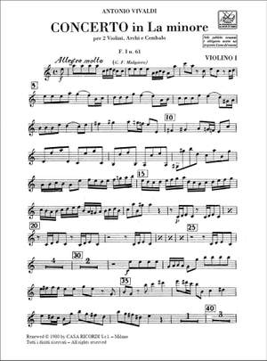 Vivaldi: Concerto FI/61 (RV523) in A minor