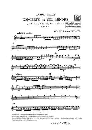 Vivaldi: Concerto FIV/8 (RV578, Op.3/2) in G minor