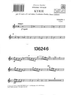 Vivaldi: Kyrie RV587