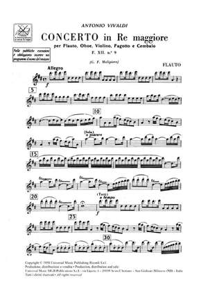 Vivaldi: Concerto FXII/9 (RV90) in D major