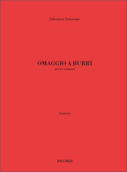 Sciarrino: Omaggio a Burri