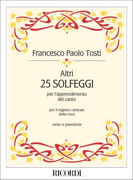 Tosti: 25 Altri Solfeggi