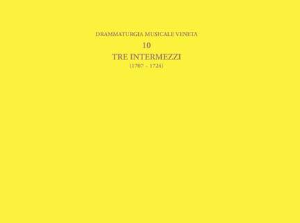 Various: 3 Intermezzi (Crit.Ed.)
