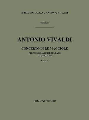 Vivaldi: Concerto FI/10 (RV234) in D major