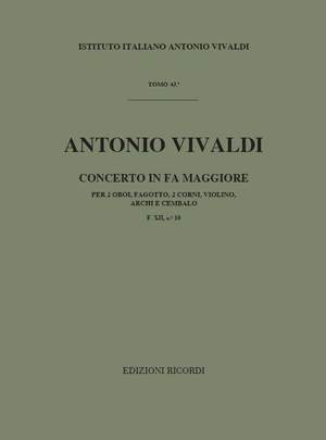 Vivaldi: Concerto FXII/10 (RV569) in F major
