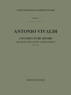 Vivaldi: Concerto FI/11 (RV243) in D minor