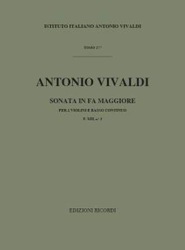 Vivaldi: Sonata FXIII/3 (RV68) in F major