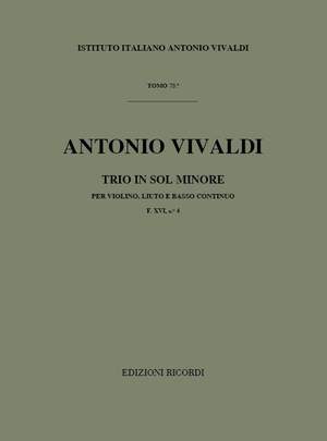 Vivaldi: Sonata FXVI/4 (RV85) in G minor