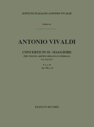 Vivaldi: Concerto FI/29 (RV362, Op.8/10) in B flat major