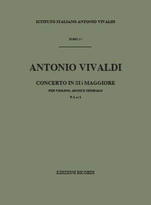 Vivaldi: Concerto FI/1 (RV367) in B flat major