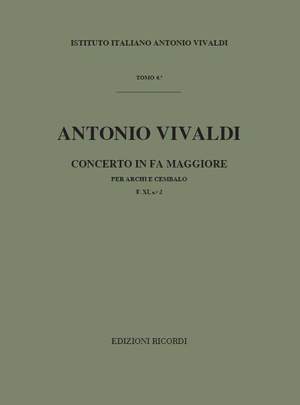 Vivaldi: Concerto FXI/2 (RV142) in F major