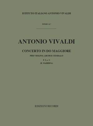 Vivaldi: Concerto FI/3 (RV186) in C major