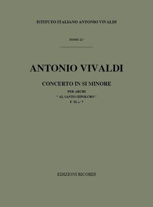 Vivaldi: Sinfonia FXI/7 (RV169) in B minor