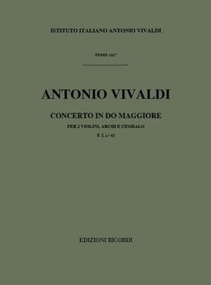 Vivaldi: Concerto FI/43 (RV507) in C major