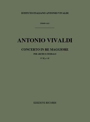 Vivaldi: Concerto FXI/15 (RV126) in D major
