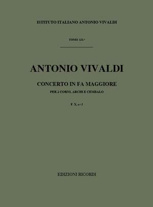 Vivaldi: Concerto FX/2 (RV539) in F major