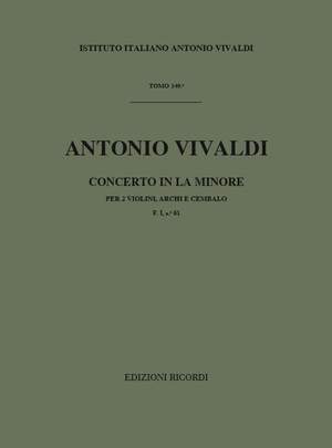 Vivaldi: Concerto FI/61 (RV523) in A minor