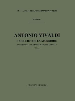Vivaldi: Concerto FIV/6 (RV546) in A major
