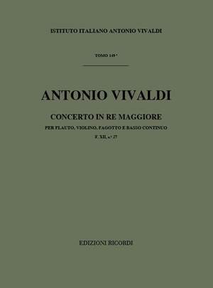 Vivaldi: Concerto FXII/27 (RV91) in D major