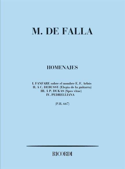 Falla: Homenajes, 4 Suites
