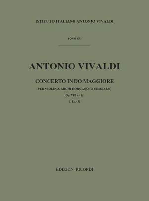 Vivaldi: Concerto FI/31 (RV178, Op.8/12) in C major