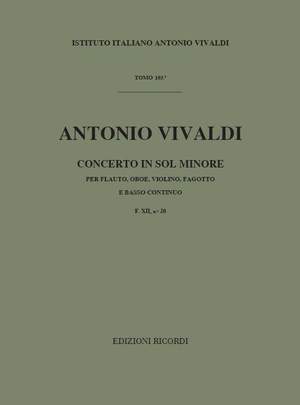 Vivaldi: Concerto FXII/20 (RV105) in G minor