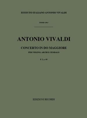 Vivaldi: Concerto FI/93 (RV171) in C major