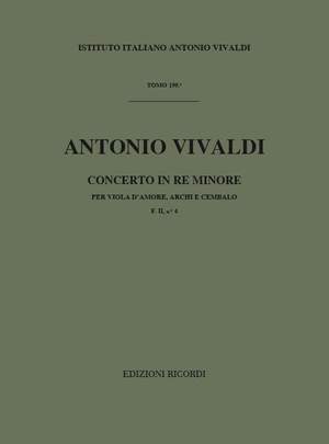 Vivaldi: Concerto FII/4 (RV393) in D minor