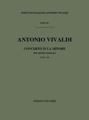 Vivaldi: Concerto FXI/26 (RV161) in A minor