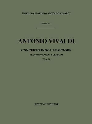 Vivaldi: Concerto FI/96 (RV311) in G major